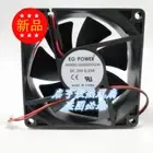 1 PCS EG POWER FAN EG8025H24S DC 24V 0.15A 8cm 8025 2 PIN