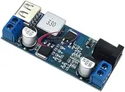 DC 6V 9V 12V 24V to DC 5V 5A Buck Converter Module, 9-36V Step Down to USB 5V Transformer Dual Output Voltage Regulator Board