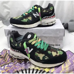 全新 BAPE x New Balance 2002R 黑色 迷彩 休閒鞋 M2002RBF 現貨