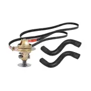 Gates Thermostat + Radiator Hose + Drive Belt Kit for Honda Civic MB1 1.6L 83KW