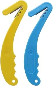 2Pcs Unloading Label Knife Ear Tag Remover Tools Sheep Ear Tags Remover Heavy Duty Ear Tag Removers Ear Tag Removal Goat Ear Tags Remover Pig Ear Tags Remover Sky-Blue Plastic
