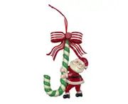C147 2PCS Christmas Decorations Santa Claus Cane Candy Cane Ornaments Christmas Tree Decoration Ornaments