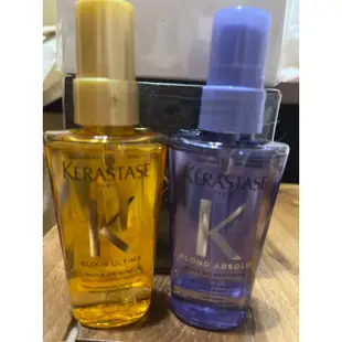 卡詩髮油 KERASTASE 專櫃取得 燦金絕色特潤極光露 金緻柔馭露 花漾粉馭露護髮油100ml(現貨)