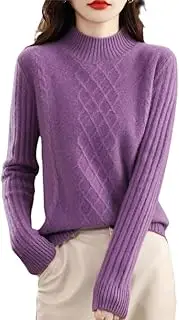 [Suvoiier] Women Wool Sweater Cashmere Knitwears Knit Tops Jumpers Winter Autumn Pullovers