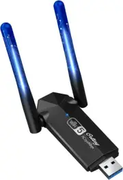 WiFi Adapter USB 3.0, AC1300 Mbps, Dual Band 5GHz/2.4G, Wireless Network Adapter
