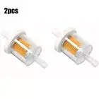 Fuel Filter Lawn Mower 2pcs Fuel Filters Replacement Petrol Fuel Filters