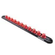 Steelman 3/8-Inch Drive 11-Piece Aluminum Socket Storage Rail 60730