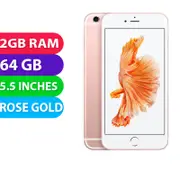 Apple iPhone 6s+ Plus (64GB, Rose Gold) - Refurbished (Excellent)
