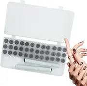 Fingernail Stamp Pens - Nail Stamping Pen - Silicone Smudge-Proof Manicure Tool for Women Girls Teens Kids Children Family