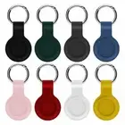 For Apple AirTag Silicone Keyring Loop Holder Carry Case Keychain Pet Air Tag US