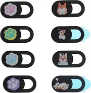 SWOOMEY 8 PCS Webcam Cover Slide for Desktop Laptop Ultra Thin Protects Your Camera Compatible with Devices Easy to Use Thickness Durable Design