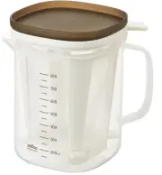 Dashi Soup Stock Pot 800ml Thermostable Plastic Akebono Sangyo Made in Japan