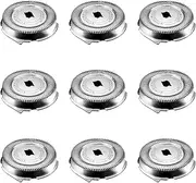 Pack of 9 Replacement Shaver Heads Compatible Shaving Head for Philips Series 1000, 2000, 3000, 5000, for SH30/50/52 Shaver Accessories, Men's Electric Shaver Head Replacement Razor Heads