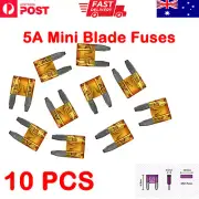 10 Pcs 5A Mini Blade Fuses - Orange Car Truck Auto Fuses 5 Amp Fuse AU Stock
