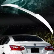 W-POWER PEARL WHITE V-STYLE REAR TRUNK SPOILER WING FOR 16-18 NISSAN ALTIMA 4DR