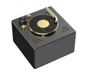S45 Creative Record Shape Wireless Bluetooth Speaker Outdoor Card Vinyl Subwoofer Music Player for Home Use Acoustics