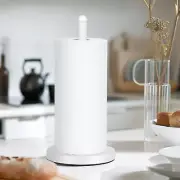 White Paper Towel Holder Countertop, Weighted Paper Towel Holder Stand, Free Sta