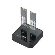 MAIWO K3016P M.2 NVMe Duplicator 2 Bay Offline Clone Docking Station, Hard Dr...