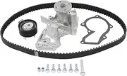 HouYeen Timing Belt and Water Pump Kit for For-d Focus Grand B C Max mk2 mk3 Ecosport Fiesta mk5 mk6 Fusion KA Mondeo mk4 Maz-da 2 Vol-vo C30 S40 V50 1.4 1.6 LPG Ti
