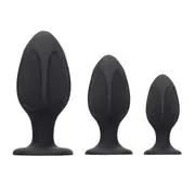 Ouch! Silicone Diamond Shaped Butt Plug Training Set