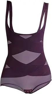 [Generic] Zipper Top Women Butt Lifter Panty Hi Waist Trainer Stomach Body Shaper Slimming Girdles Shape My Day Open Bust Camisole