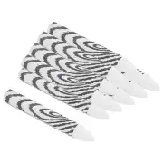 Lumber Marking Crayons, 18 Pack 4.1"x0.6" Hex Wax Tire Drawing Crayons White