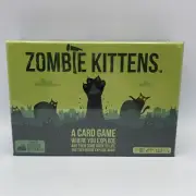 New! Zombie Kittens Party Game, Card Game by Exploding Kittens