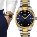 TISSOT 天梭錶官方授權 PR 100 簡約時尚男錶-T1504102204100/雙色40MM