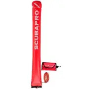 Surface Marker Buoy, PVC, Orange, 4.3 ft