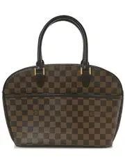Louis Vuitton Brown Damier Ebene Coated Canvas Sarria Horizontal (Authentic Pre-Loved)