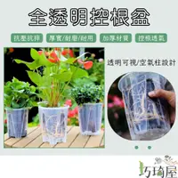 在飛比找蝦皮購物優惠-｜巧琦屋｜全透明控根盆 青山盆 蘭花盆 透氣花盆 塑膠花盆 