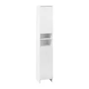 Bathroom Cabinet Tall Slim White