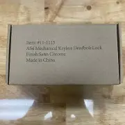 4 Mechanical keyless deadbolt lock (Altisource Approved)