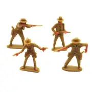 4 Pieces Simulation Tiny Cowboy People DIY Projects Hand