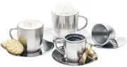 [BonJour] Espresso Cup & Saucer, Set of 2 (60ml) 4404-17