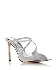 Jimmy Choo Women's Anise 95 Strappy High Heel Slide Sandals