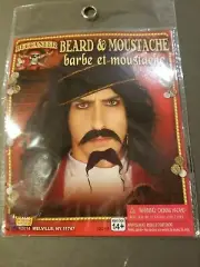 Adult Pirate Mustache and Beaded Costume Beard 50% off
