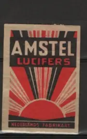 MATCHBOX LABELS HOLLAND- Amstel lucifers, smaller- **mint