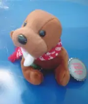COCA COLA BEANIE PLUSH TOY WALRUS WITH RED LOGO SCARF NWT
