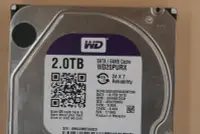 在飛比找Yahoo!奇摩拍賣優惠-WD 紫標 2.0TB SATA3桌上型監控專用硬碟(WD2