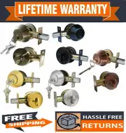 Constructor Deadbolt Entry Door Lock Single or Double Cylinder ORB AB