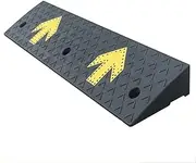 Loading Ramps, Threshold Ramp, Car Driveway Rubber Curb Ramps, Recycled Rubber Power Threshold Ramp, for Sidewalk, Usable As Wheelchair Ramp, Car Ramp, Threshold Ramp, Ramp Ramps (Color : Green, Si,p