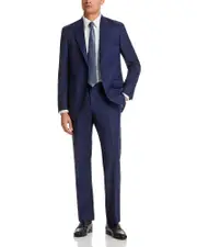 Peter Millar Flynn Tonal Plaid Wool Regular Fit Suit