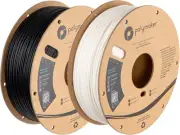 PLA Filament 1.75mm Black White Bundle 2x1kg, Powerful PLA Filament 1.75mm 3D...