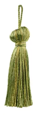 Green, Avocado Green, Celadon, Gold Green Key Tassel/3" Tassel/BT3 Color:PR12