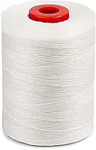 BUTUZE Waxed Thread, 550Yards Leather Thread for Hand Sewing, Waxed Linen Thread Flat Wax Thread for Leather Sewing, Strong Waxed Linen Thread for Book Binding, Sewing Shoes, Leather Craft