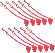 10pcs Cable Protector Cover Waterproof Power Cord Dust Cover for Outlets Connectors Easy Install for Home Appliances Cars