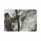Tomb Raider Game Bathroom Non-Slip Carpet Lara Croft Bedroom Mat Welcome Doormat