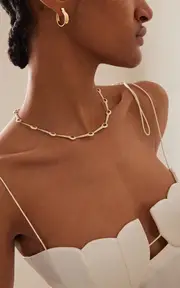 [Melissa Kaye] Honey Medium 18k Yellow Gold Hoop Earrings