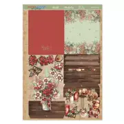 Hunkydory Pop-Up Stepper Card : Festive Florals : Christmas Pop-Up Stepper Card